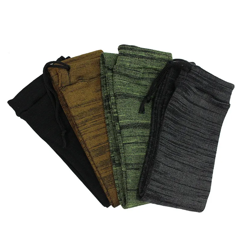 

Knit Sock Polyester Silicone Treated Rifle Fishing Rod Sock Protection Cover Bag Case Tactical Hunting accessories