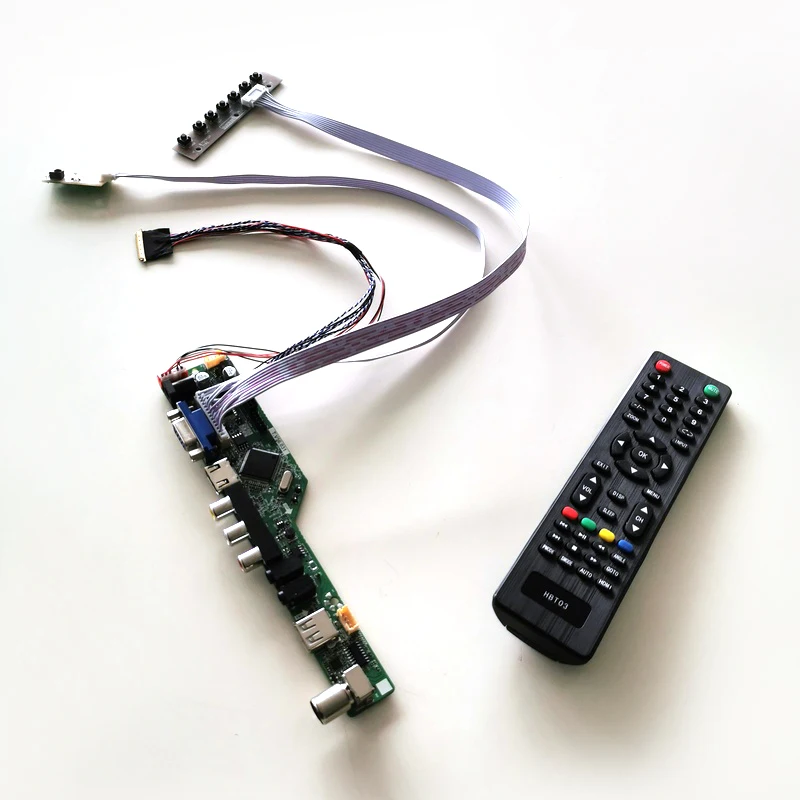 Панель для ноутбука B133XW01 V0 V1 1366*768 WLED LVDS 40Pin 13," HDMI VGA USB AV RF T. V56 дисплей Контроллер привода карты DIY kit