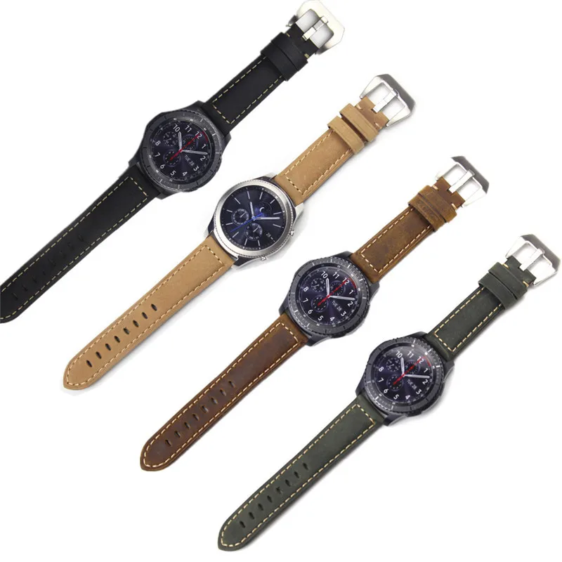 22mm-Crazy-Horse-Leather-men-watchband-for-Samsung-Galaxy-watch-46mm-Gear-S3-Smart-watch-Accessory(3)