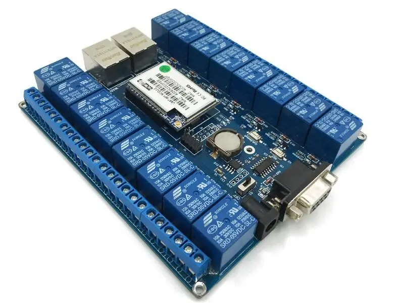 Network wireless remote relay module wifi 16 channels