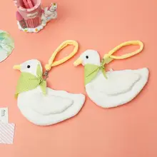Новинка, модные кошельки для монет, классические, нежная текстура, плюшевая кукла-животное, клатч для женщин и детей, милая утка, кошелек для монет, сумка для карт, держатель, кошелек