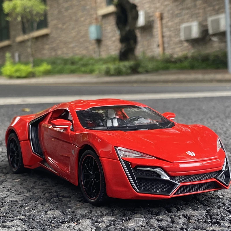 1:32 Lykan Hypersport Alloy Sport Car Model Diecast & Toy Metal Vehicles SuperCar Model Simulation Collection Childrens Toy Gift 4