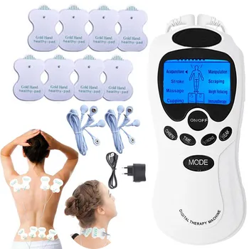 

Healthy Care 8 modes Electric Tens Acupuncture Body Massage device meridian Therapy Machine Back Neck Foot Muscle Massageador