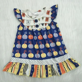 

children clothing dress ruffle summer flutter sleeve baby princess dress pumpkin toddler baby girl dress baby infant clothes