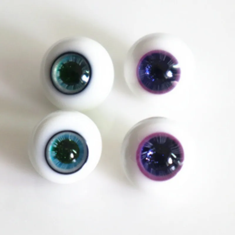 BJD кукольные стеклянные глаза 12 мм фиолетовый цвет зеленый цвет|Куклы| |