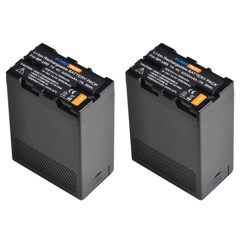 Batteria Bp-U65 5200Mah Per Sony Bp-U60 Bp-U30 Bp-U90 Bp-U95 Pmw-Ex1 Pmw-Ex3 Pmw-Ex3R Pmw-F3 Pmw-F3K Pmw-F3L Pmw-Ex1R