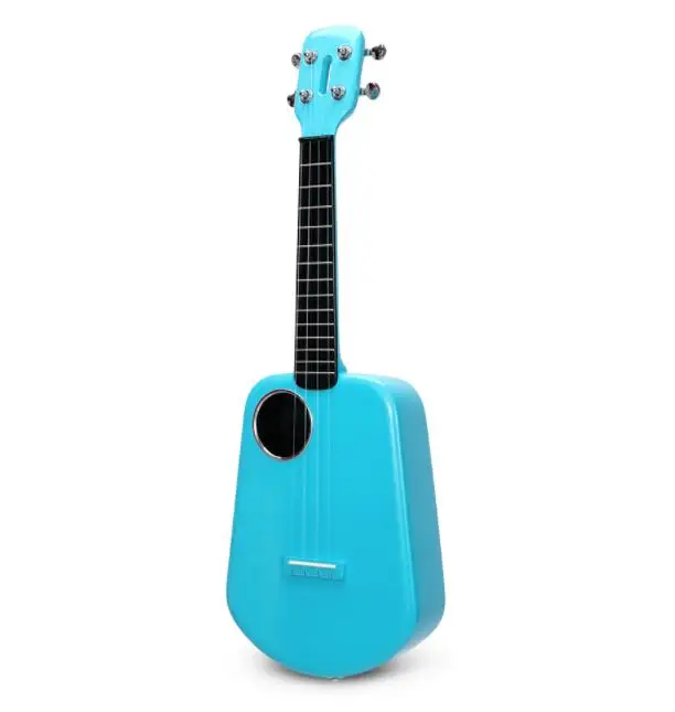 Populele 2 светодиодный Bluetooth 23 дюймов USB Смарт укулеле высокого качества музыкальный инструмент укулеле с светодиодный лампочкой - Цвет: Blue