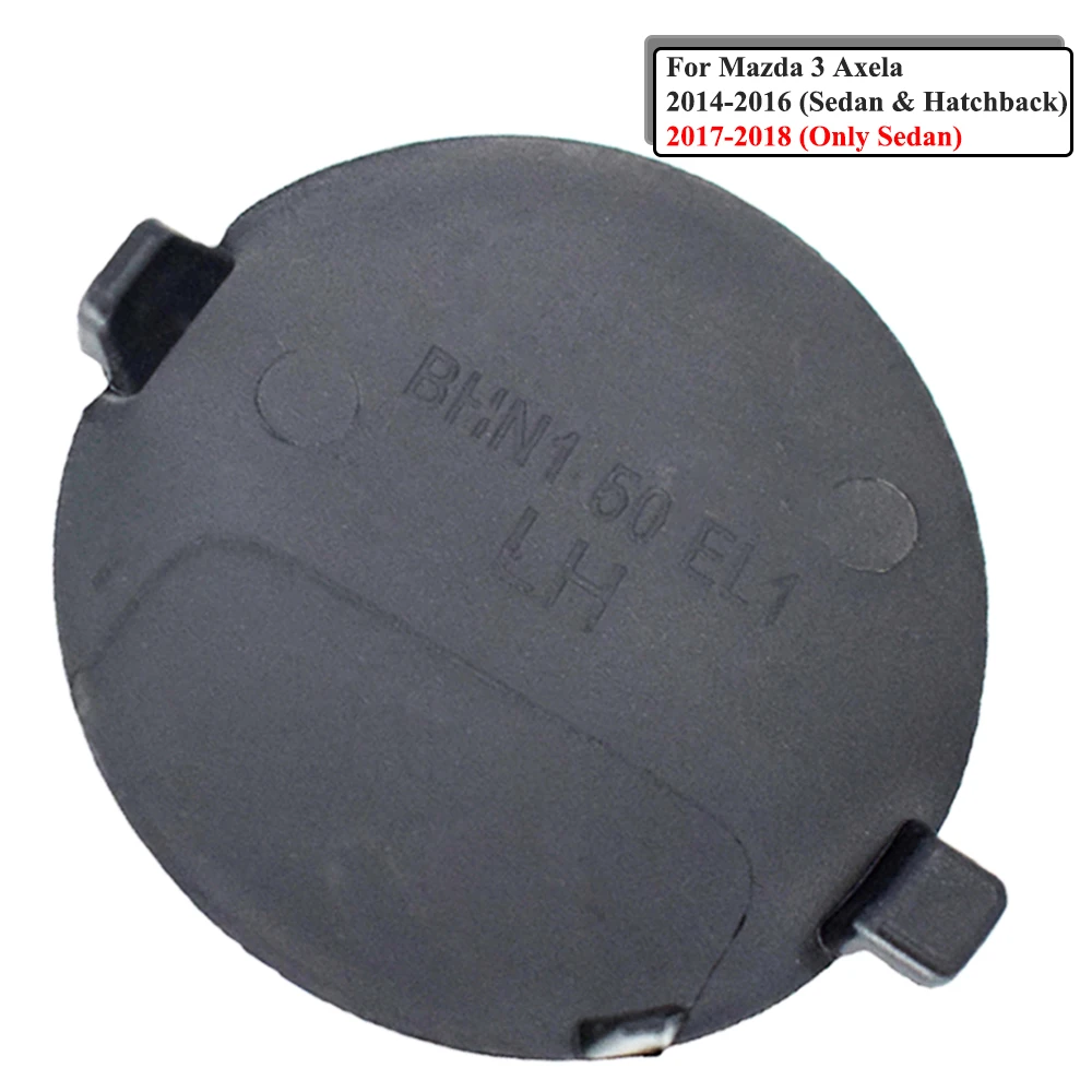 Car Rear Bumper Hook Tow Eye Cap Trailer Cover Left Side For Mazda 3 Axela BN BM 2014 2015 2016