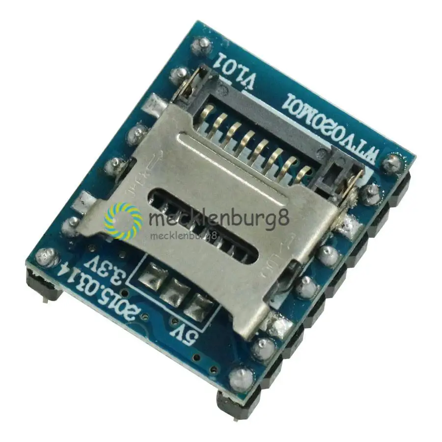 1 шт./лот WTV020 WTV020-SD Mini SD карта MP3 звуковой модуль для PIC WTV020SD-20SS | Электроника