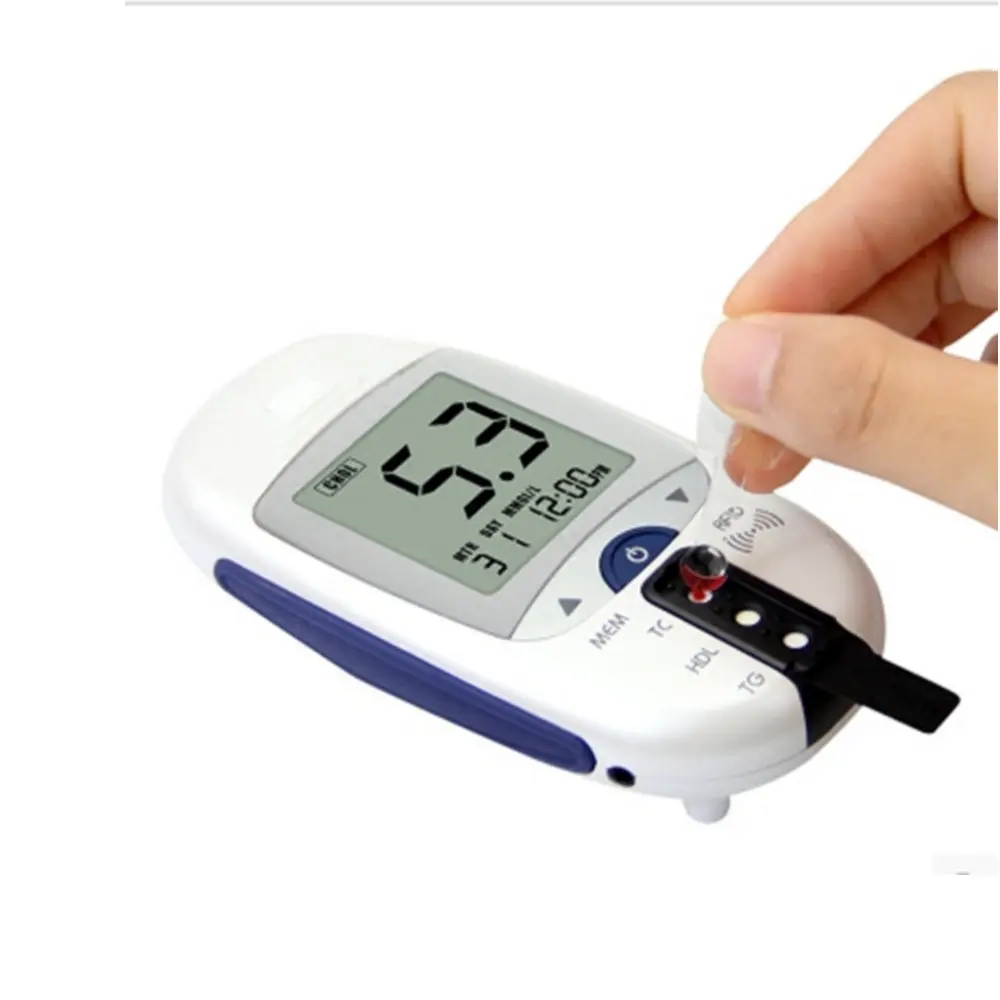 

Lipid Profile Meter Cholesterol Triglycerides Glucose HDL LDL Test Meter Kit MK