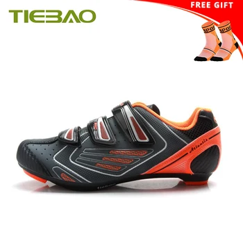 

Tiebao cycling shoes road men breathable sapatilha ciclismo ultra-light breathable riding bicycle sneakers Athletic bike shoes