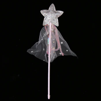 

Shiny Star Shape Princess Fairy Wands For Kids Girls Party Supplies