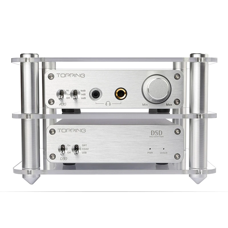 Topping A30 Hifi TPA6120A2 Высокоточный усилитель Настольный для наушников 110В до