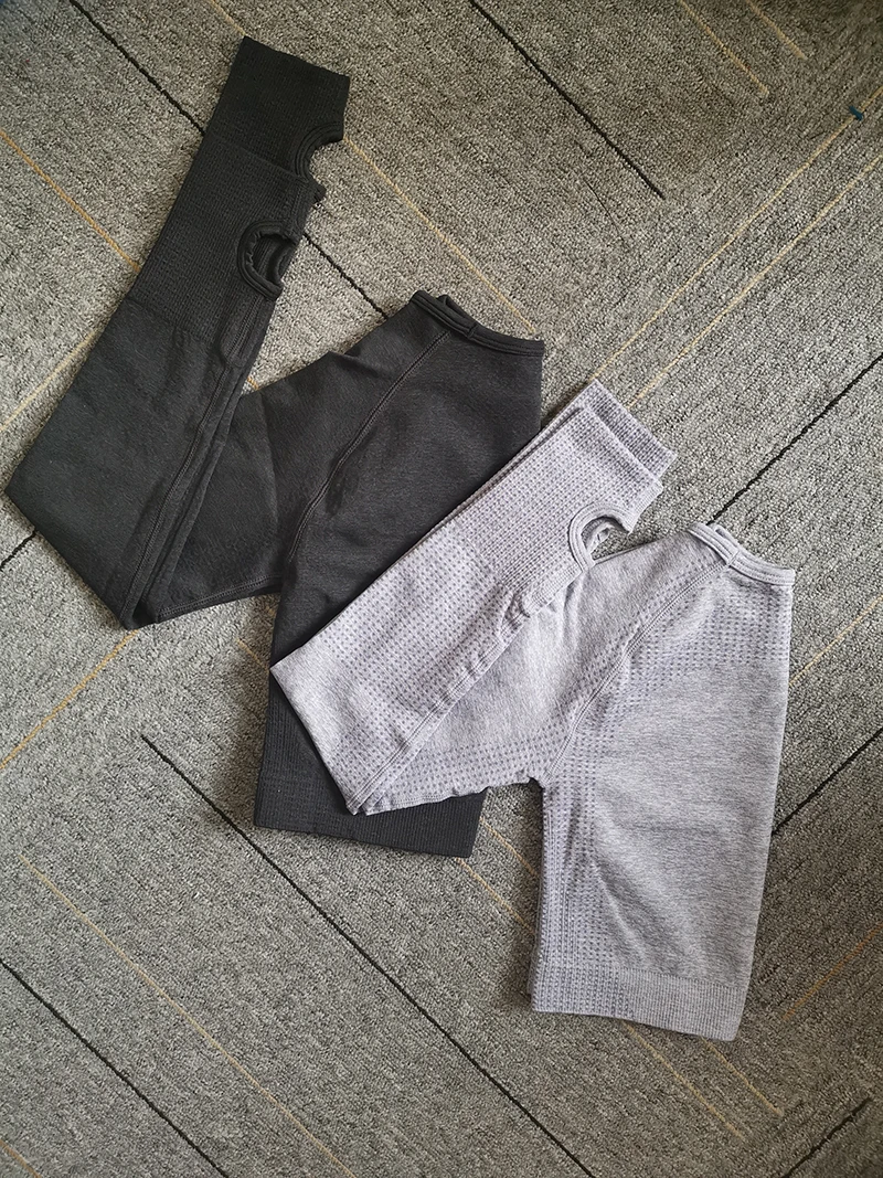 Skup Vital seamless top do jogi koszulki treningowe z długim rękawem dla kobiet fitness gym krótki top athletic gym shirt women sportswear active