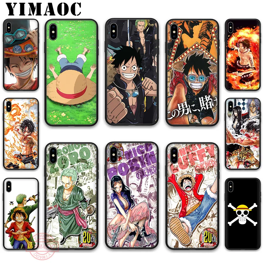 Мягкий силиконовый чехол YIMAOC Luffy ONE PIECE Poster для Apple iPhone 5 5S SE 6 6S 7 8 Plus X XS XR 11 Pro Max |