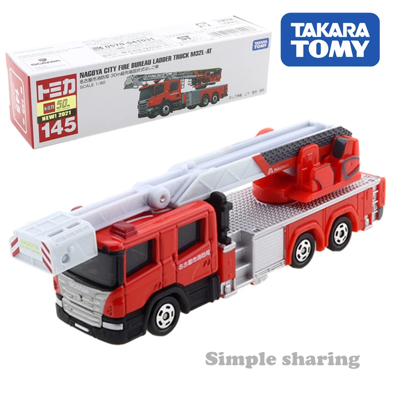 

Takara Tomy длинный тип Tomica No.145 Nagoya City Fire Department 30 м класс наконечник тип преломления лестница автомобиль