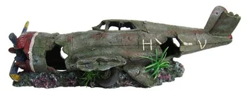 

Decor grotto for aquarium airplane, 45x21x14,5 cm, barbus, decor 048