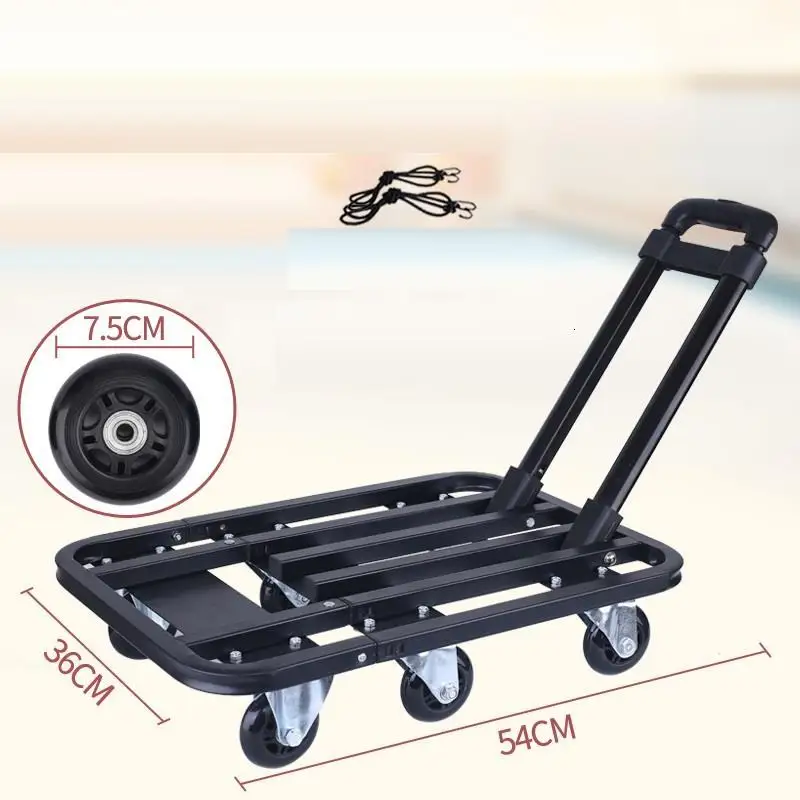 Carrello piegevole Carro De La Compra Carrello Koszyk, кухонный стол для покупок, Колесница Roulant Mesa Cocina, тележка - Цвет: Version A