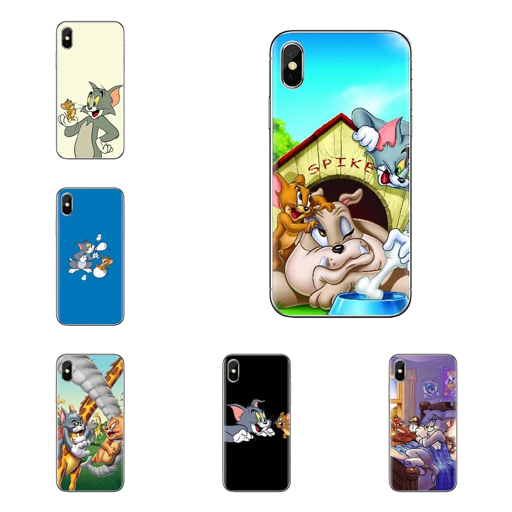Чехол с персонажами мультфильма котом Томом и мышонок Джерри для Samsung Galaxy A3 A5 A7 A9 A8