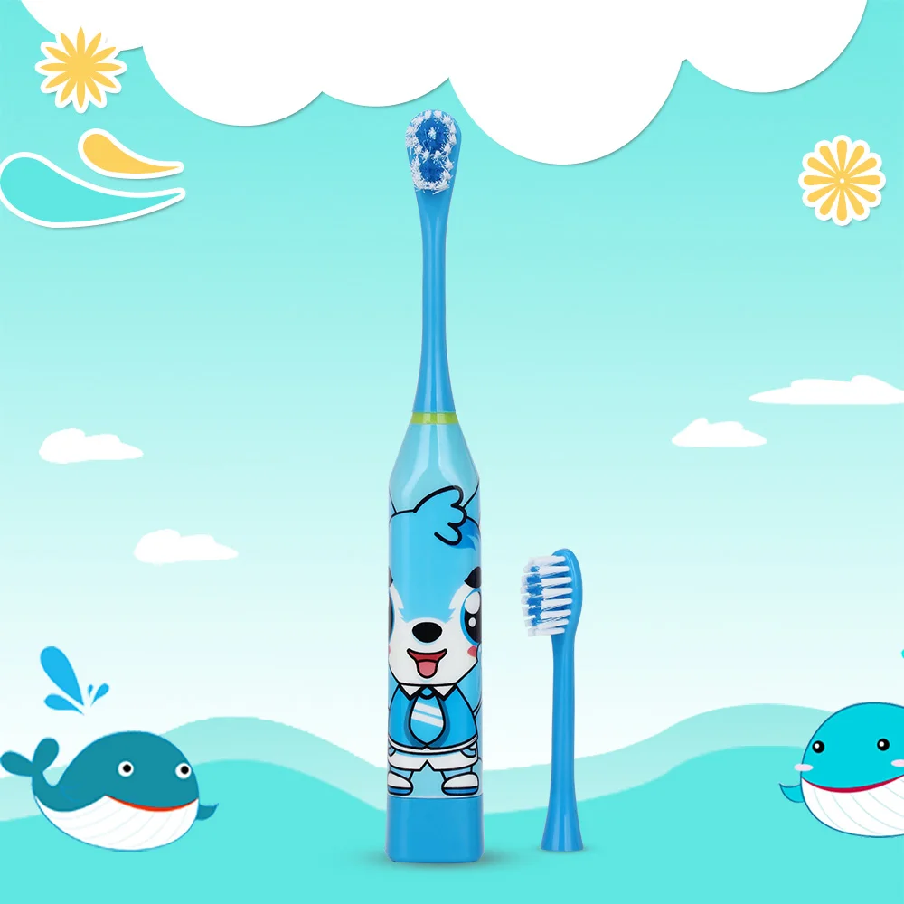 AZDENT Children Electric Toothbrush Cartoon 4 Color Double-side Tooth Brush Heads Kids Electric Teeth Cleaner Brush Oral Hygiene AZDENT Children Electric Toothbrush Cartoon 4 Color Double-side Tooth Brush Heads Kids Electric Teeth Cleaner Brush Oral Hygiene