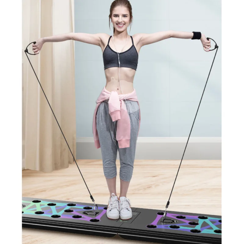 Push Up Training Board Bracket Men's Multi-functional Fitness Board Exercise Chest And Abdominal Muscle Training Equipment