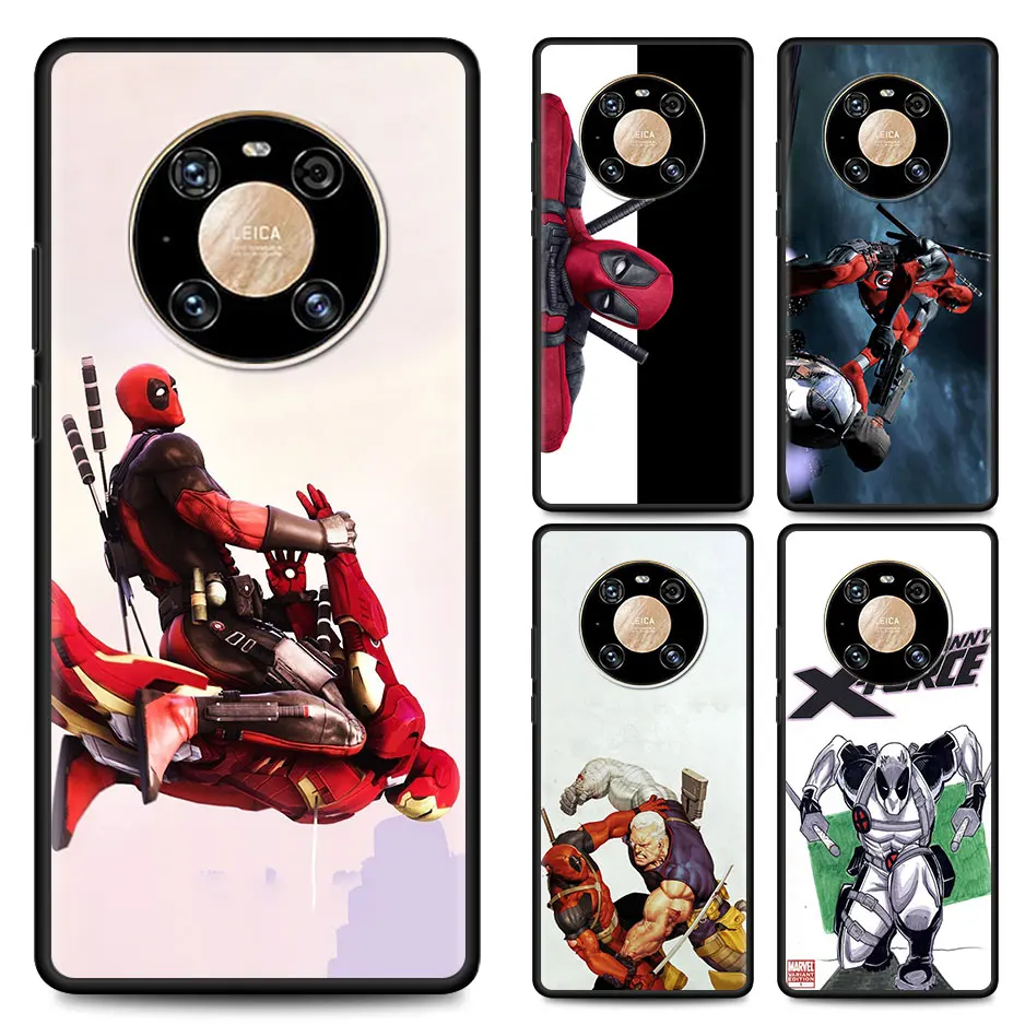 Deadpool Cell Phone Case For Huawei Mate 20 Lite 40 RS 10 Pro P30 P Smart Z 2019 2021 2020 P40 Y7 Y6 Fundas Coque | Мобильные