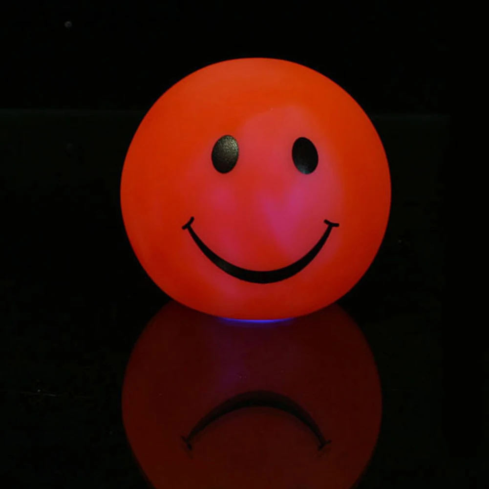 Горячая Smiling Moji Lightings детский фонарь-ночник цветная Сменная Лампа круглые светодиоды со смайлами ночные светильники