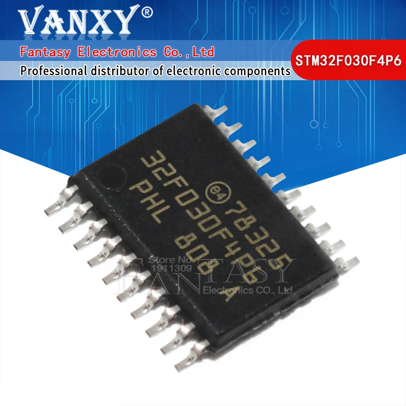 100 шт. STM32F030F4P6 значение линии ARM на 32 бит MCU STM32F030 32F030F4P6|Интегральные схемы| |