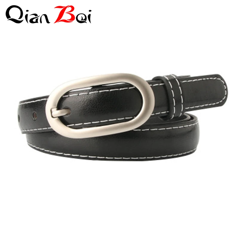 QianBei,, 12шт/много, кожаный ремень для женщин, кожзам, ремни, тонкие, обтягивающие, с пряжкой, регулируемый пояс, женские пояса для платья