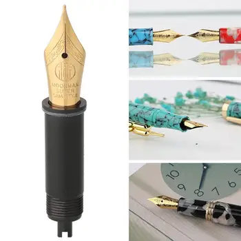 

New Gold-plated Tip EF/F Nib Optional Fountain Pens Group Pen Replacement Nib S1, Refill Accessories N2 H2D8