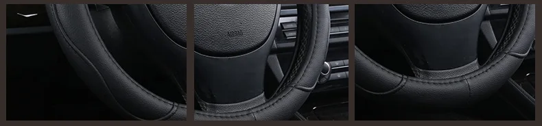 Все Кожаные чехлы для рулевого колеса автомобиля четыре сезона универсальный зажим крышка Mai Rui Bao Sail автомобильные поставки оптом поколение F