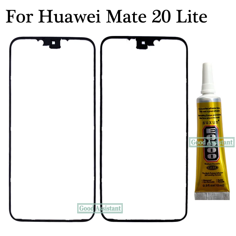 Для huawei Коврики 20 Lite SNE-L23 SNE-LX1 SNE-L21 спереди Корпус шасси пластина ЖК-дисплей рамка дисплея рамка лицевой панели(без ЖК-дисплей)+ клей