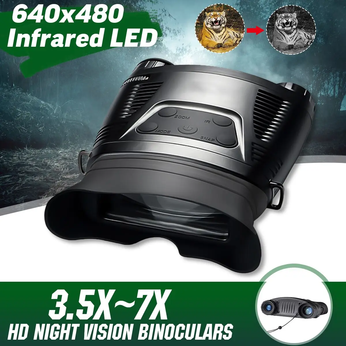 

Digital Video HD Camera Telescope Hunting Scope Optics Sight Binoculars Infrared Night Vision Computer Connectable Outdoor Tools