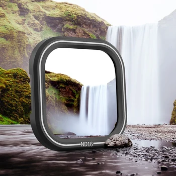 

TELESIN 4-Pack Lens Filter ND8/16/32, Neutral Density and Polarizing Lens Filter Kit Lens Protector for Go Pro 8 Accessories