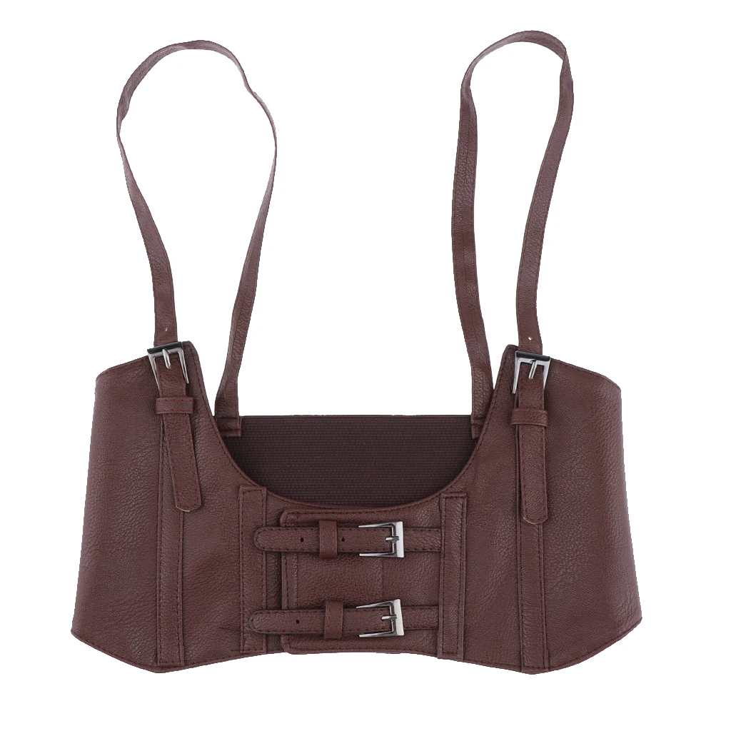 Corset Underbust With Shoulder Strap Support Belt Cincher Waist Reduction