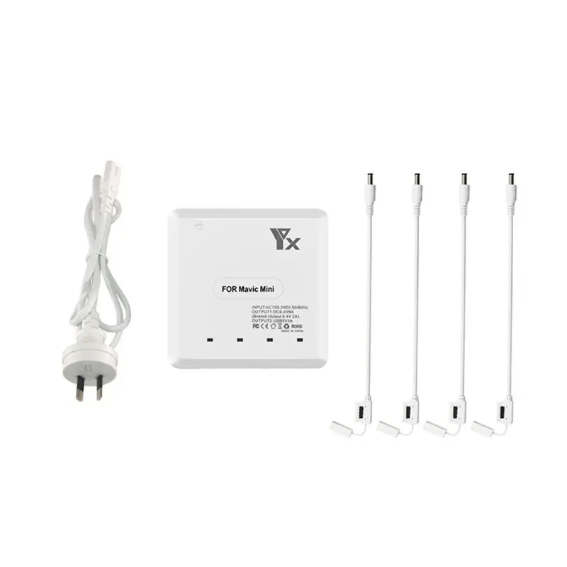 Мини 4 зарядное устройство USB порт Интеллектуальная Зарядка адаптер для DJI Mavic Mini