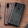 Leather Phone case For Xiaomi Redmi Note 9S 8 7 6 5 K30 Mi 9 se 9T 10 Lite A3 Mix 2s Max 3 Poco F1 X2 X3 F2 Pro Crocodile Cover ► Photo 3/6