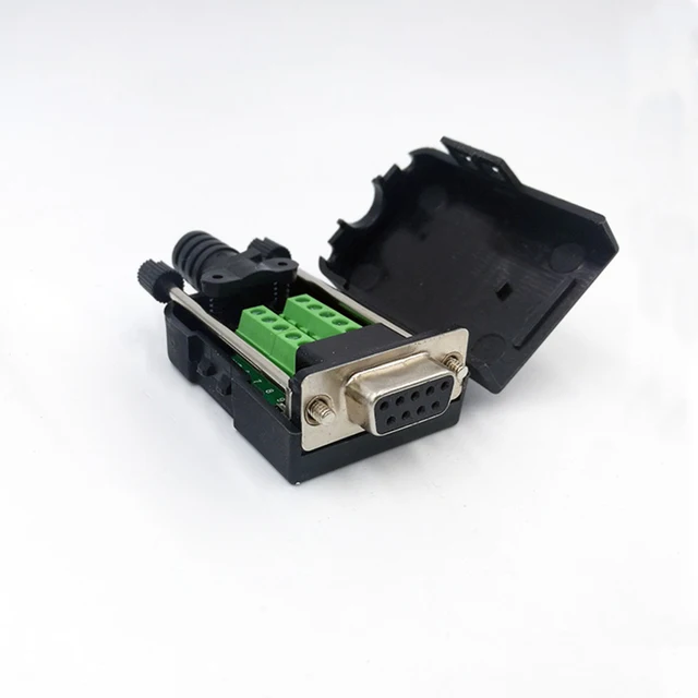 DB9 COM RS232 transfer-free Male Female Signals terminals connector D sub 9Pin 1