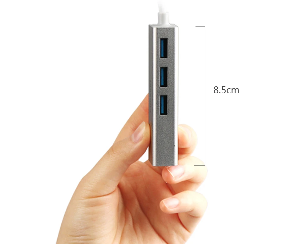 USB 3,0 концентратор мульти порты usb type C док-станция для расширения с RJ45 адаптер для MacBook Pro PC Компьютерные аксессуары 4 порта USB концентратор