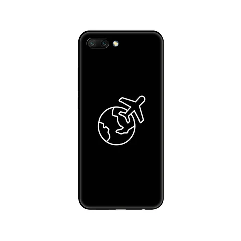 honor 10 case soft silicon tpu back phone cover for huawei honor 10 Case Etui protective printing coque black tpu case