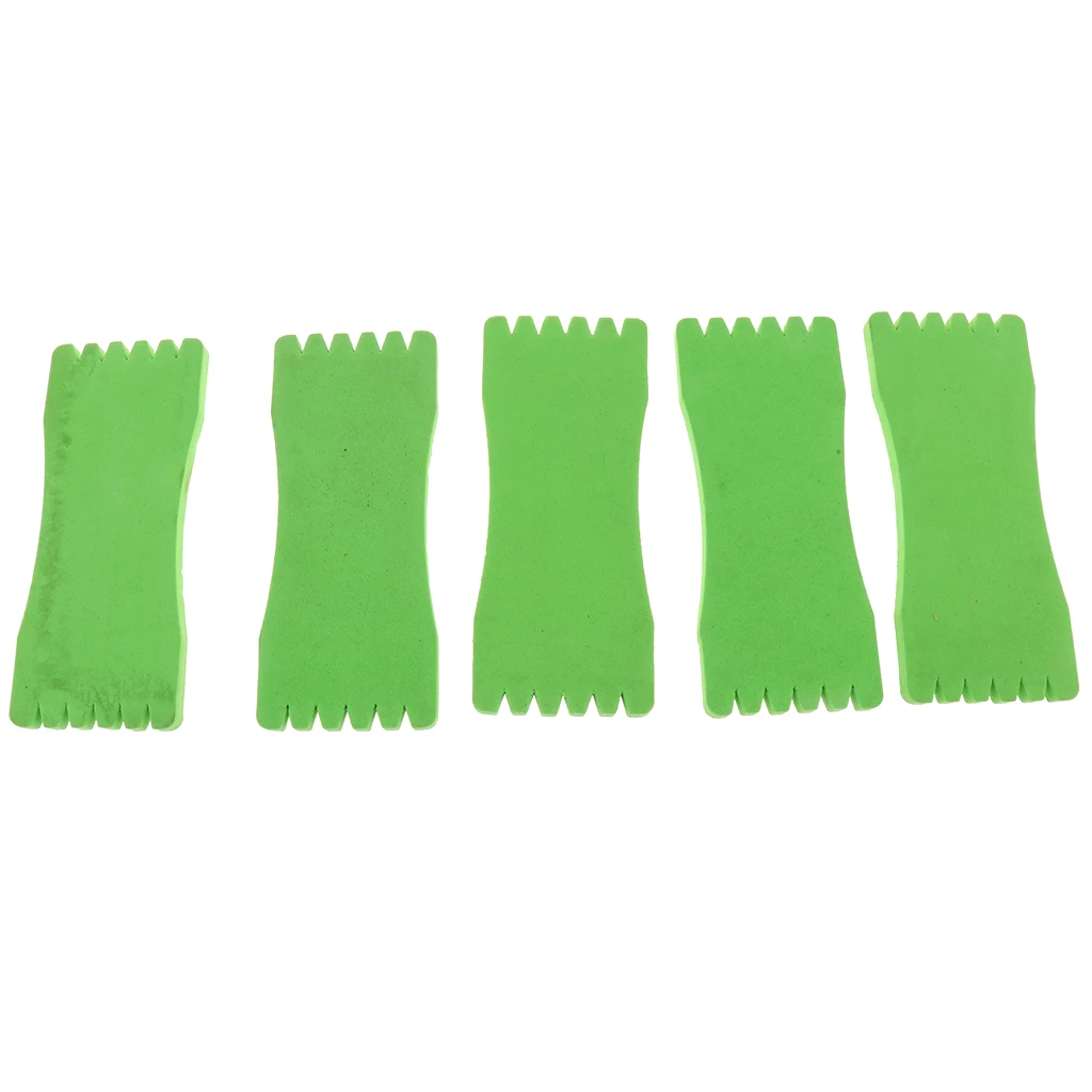 Perfeclan 20pcs Foam Winding Boards Fishing Line Leaders Rigs Storage Board