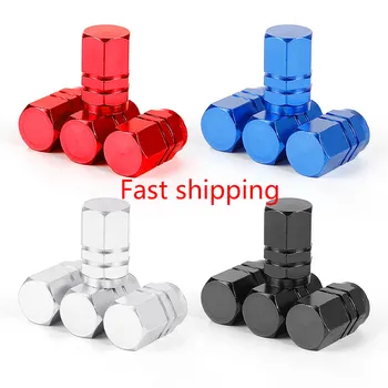 

Auto Tire Valve Stem Caps Aluminum Tire Wheel Rims Stem Air Valve Caps Tyre Cover For Car Truck Tire Screw Dust Cover Airtight