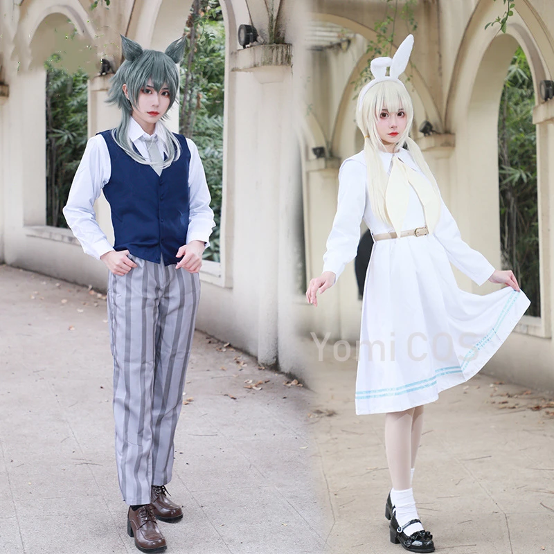 Bebeastars 女性のための動物のコスプレ衣装 白 ウサギ ゴッシー グレー オオカミ Jk 女性 男性 ハロウィーン カーニバルの衣装 Aliexpress