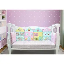 Бортики в кроватку для новорожденного в детскую кроватку бортики домики бортики подушки для девочки