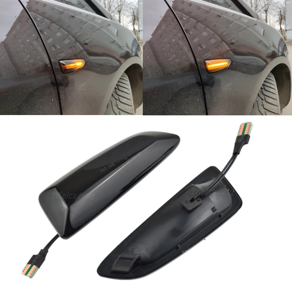 

2PCS Car LED Dynamic Blinker Turn Signal Light Side Marker Lamp For Opel Astra J 2009-2015 Astra K 2015-2019 Zafira C 2011-2019