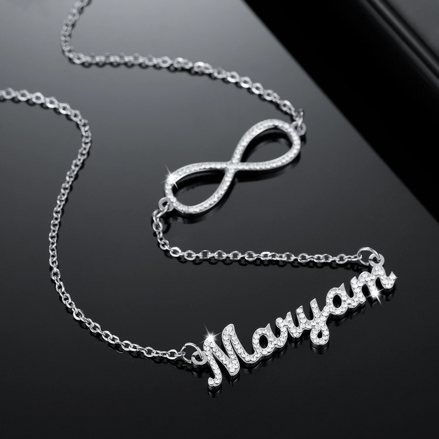 Custom Iced Out Name Necklace With 