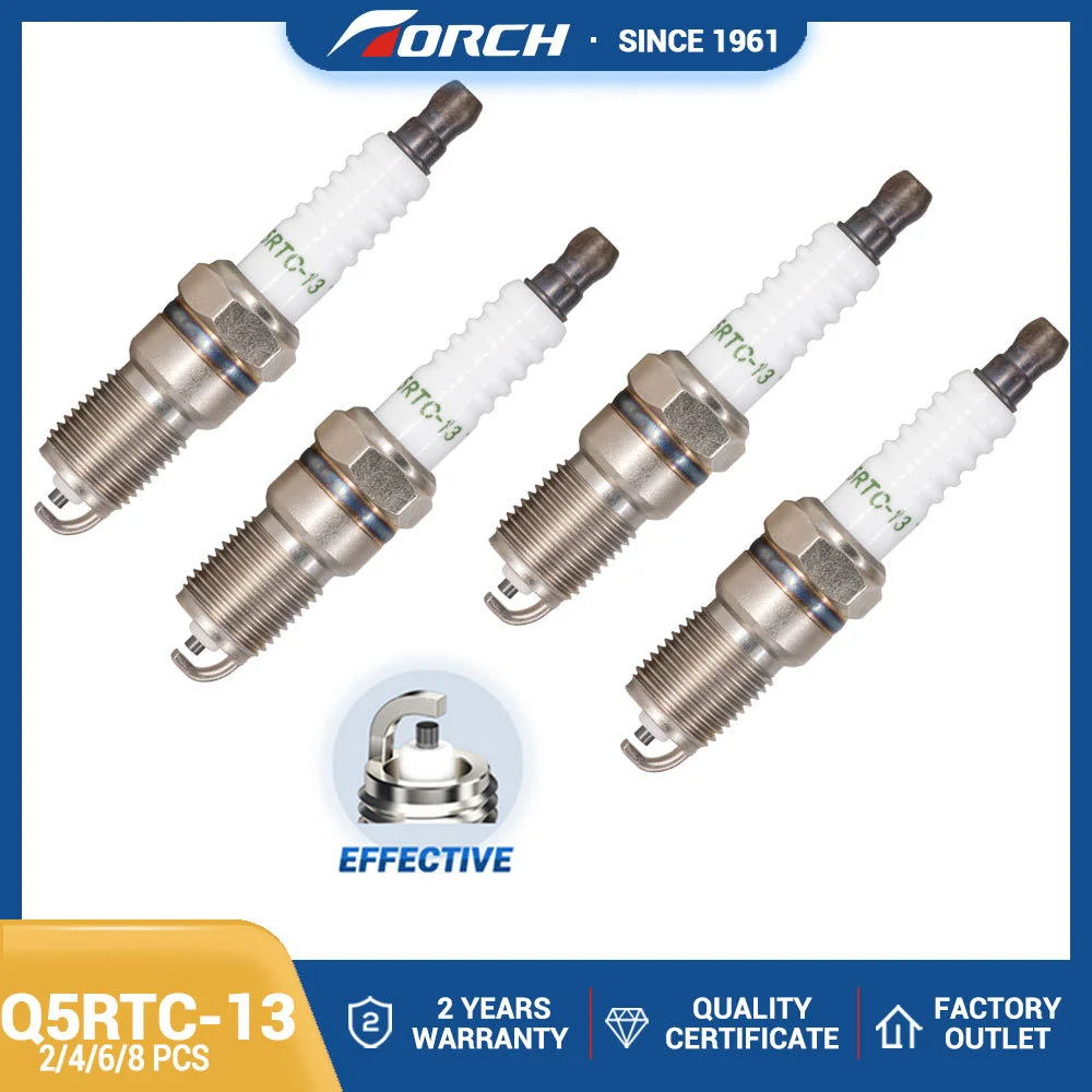 2-8PCS Original Normal Spark Plugs TORCH Q5RTC-13 Replace