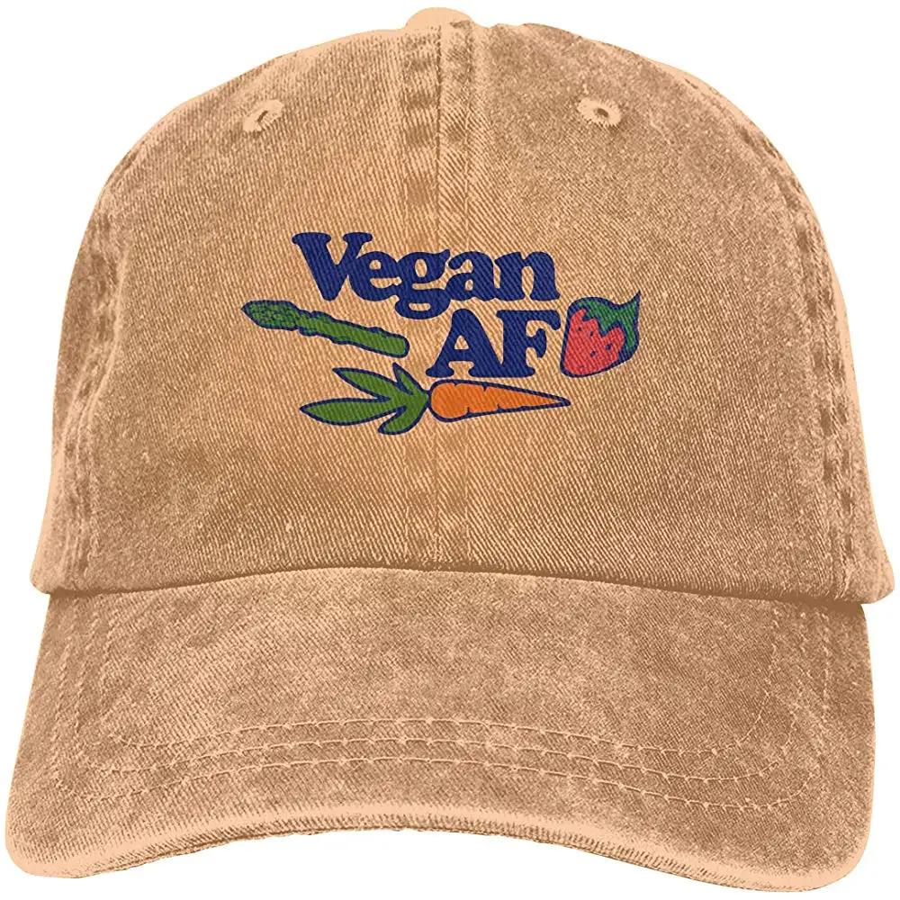 Мужская и Женская бейсбольная кепка Vegan AF, джинсовая кепка для папы, Кепка водителя грузовика