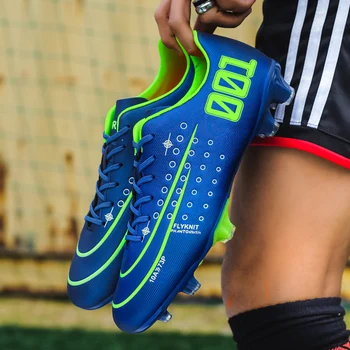 

Indoor Superfly Breathable Chuteira Futebol Men Soccer Shoes Original Turf Boys Kids Football Boots Male Traning Futsal Sneakers