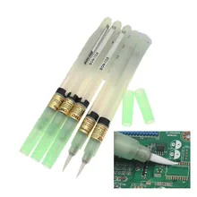 

2021NEW 1PC Practical BON-102 Flux Paste Solder Paste Brush Tip Cleaning-free Welding Soldering Pen PCB Soldering Solder Tool